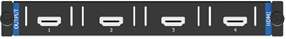 Output board with 4 HDMI ports for distributing digital video signals.