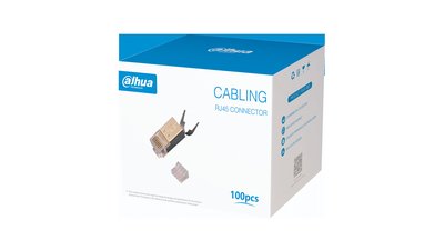 Dahua Shielded CAT6A 15u" 2-piece RJ45 Connector