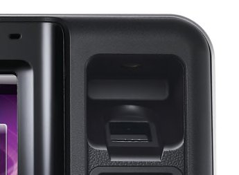 Virdi Access controller with Finger and 13.56 MHz Mifare card access with 100,000 User capacity and 60,000 Finger Capacity. 4.8" Colour Touch Screen and embedded 1.3 MP camera.