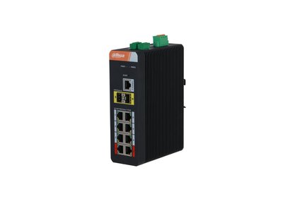 Dahua 10-port Gigabit Industrial Switch with 8-port PoE (Managed)