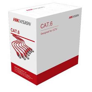 Hikvision 305 m CAT6 UTP Network Cable (CCA,0.565 mm)
