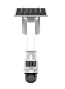 4MP Pro Solar-powered Security PT Camera Setup 10W
