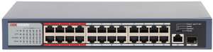 HIKVISION 24 PORT ECONOMY POE SWITCH 225 WATTS
