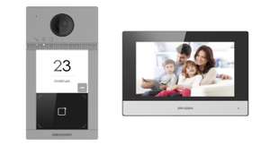 HIKVISION IP VIDEO INTERCOM KIT with PoE Switch