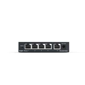 5-Port unmanaged Switch, 5 10/100base-t Ethernet RJ45 Ports , Steel Case