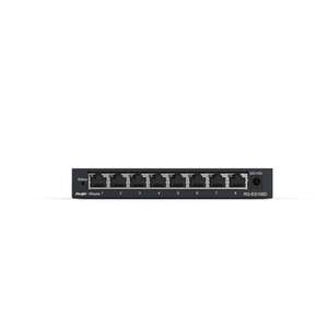 8-Port unmanaged Switch, 8 10/100base-t Ethernet RJ45 Ports , Steel Case