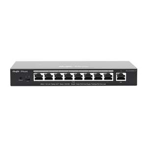 9-Port Gigabit Smart POE Switch, 9 Gigabit RJ45 Ports including 8 PoE/POE+ Ports,120W PoE power budget, Desktop Steel Case