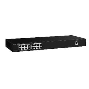 16-Port Gigabit Smart Switch, 16 Gigabit RJ45 Ports,19-inch Rack-mountable Steel Case