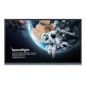 Master Series BenQ RM7504 Interactive Flat Panel ,Size :75",4K, ,Built-in Android EDLA