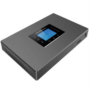 IP PBX appliance, 2 RJ11 FXS, 2 RJ11 FXO, 2x GbE PoE LAN/WAN, 1 Hot Standby port, 1000 SIP users, 100 concurrent calls, UCM RC, VideoServer, 12V/1.5A PSU