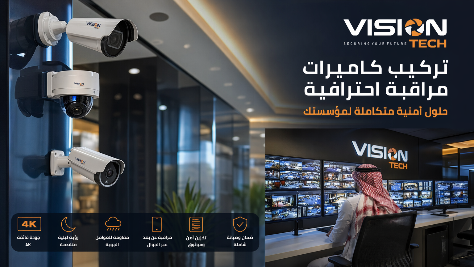 أنظمة CCTV للشركات في السعودية